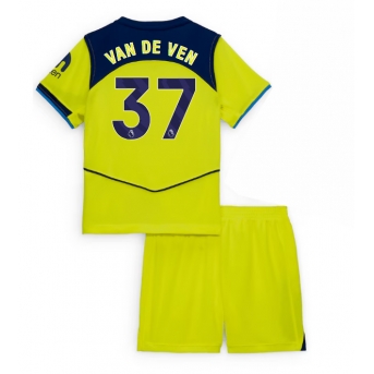 Tottenham Hotspur Micky van de Ven #37 Maglia Gara Terza Repliche 2025-26 Bambino Maniche Corte